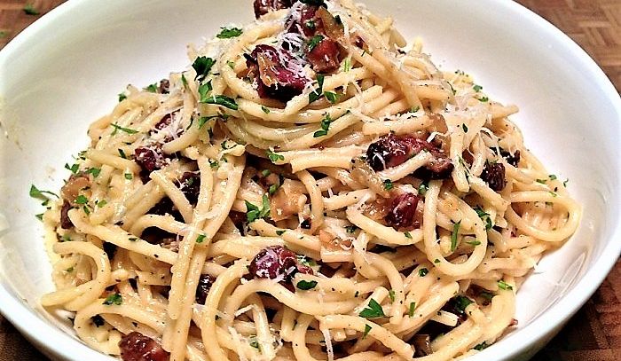 Spaghetti al guanciale