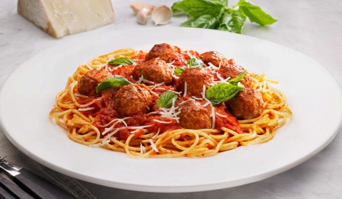 Spaghetti con polpettine