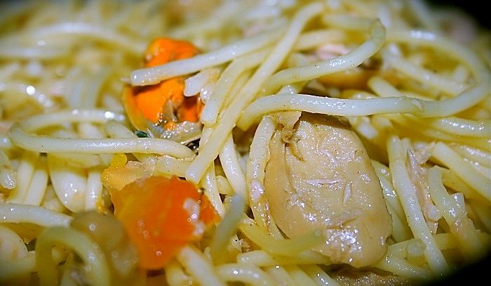 Spaghetti in salsa di mare