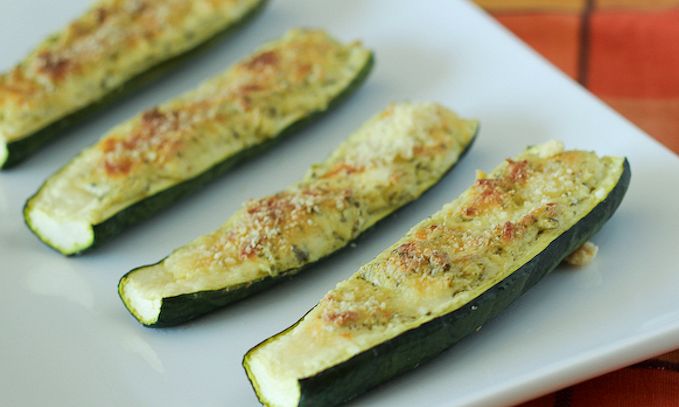 Zucchine grigliate con la scamorza affumicata
