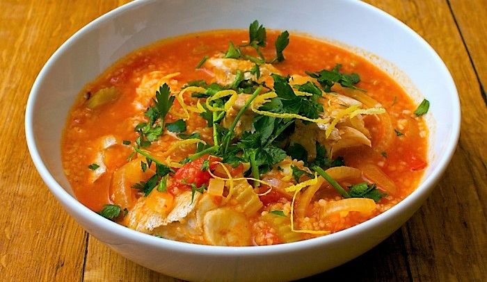 Zuppa di pesce con cous cous - La Ricetta di Buonissimo