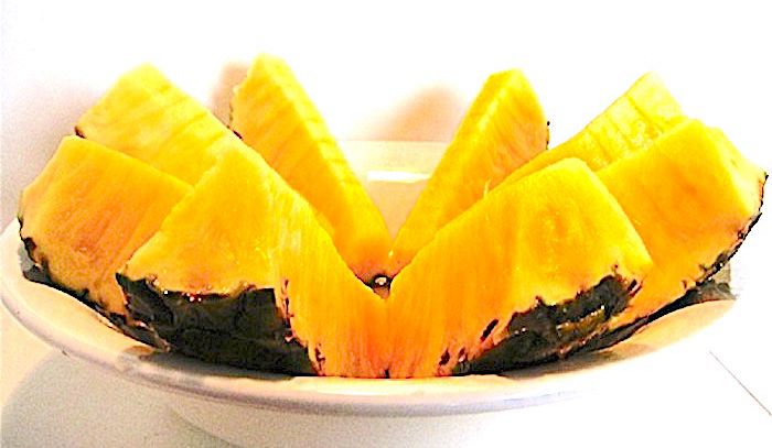 Ananas glassato al fondente