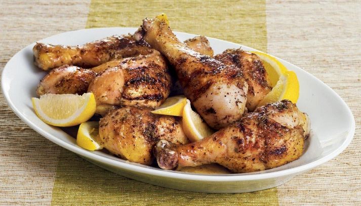 Cosce di pollo con senape e limone