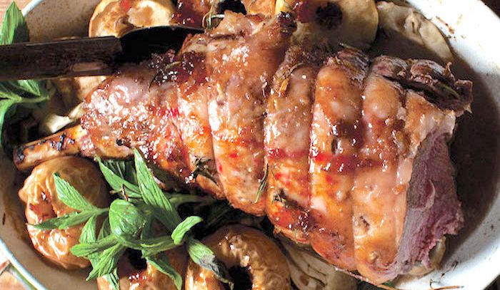 Cosciotto di agnello al forno