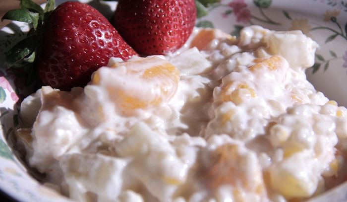 Crema di riso alla frutta