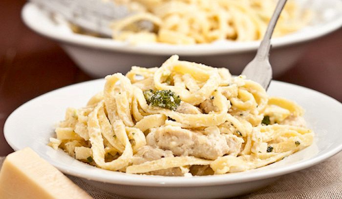 Fettuccine ai quattro formaggi