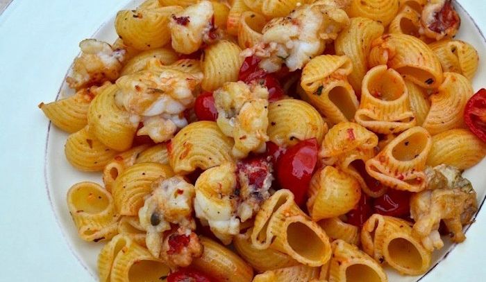 Pipe rigate con bietole e olive