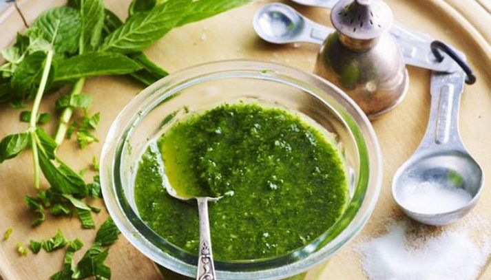 Salsa agrodolce alla menta