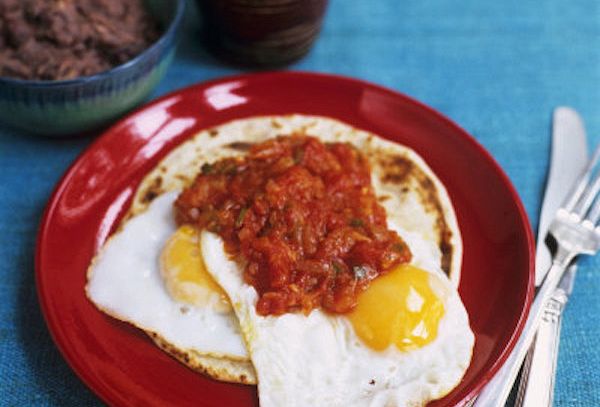 Uova fritte alla ranchera