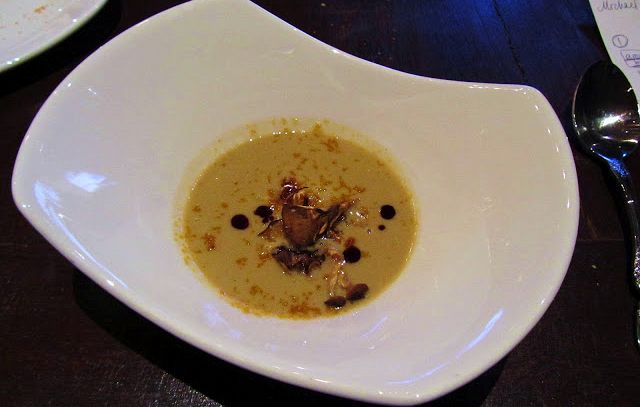 Vellutata di avena alla bottarga
