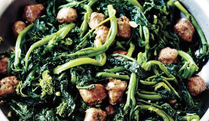 Broccoletti e salsicce