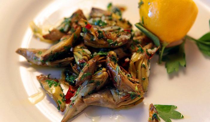 Carciofi al tegame