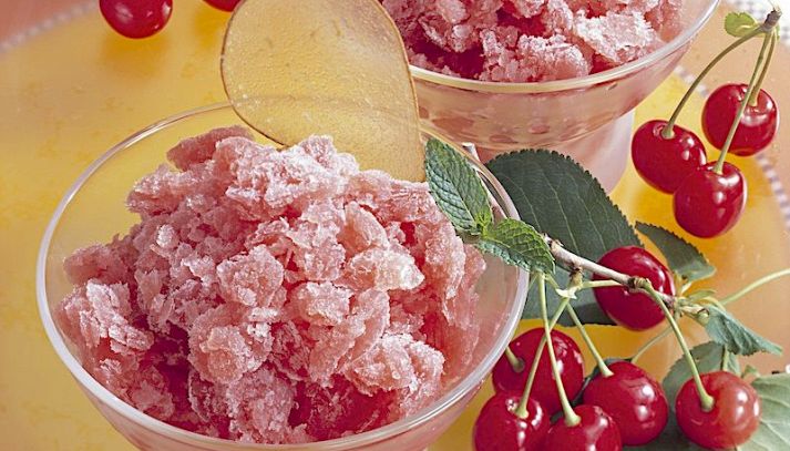 Granita di ciliegie