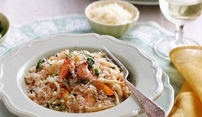 Risotto di mare con finocchi