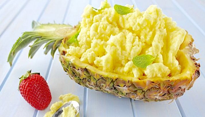 Sorbetto di ananas