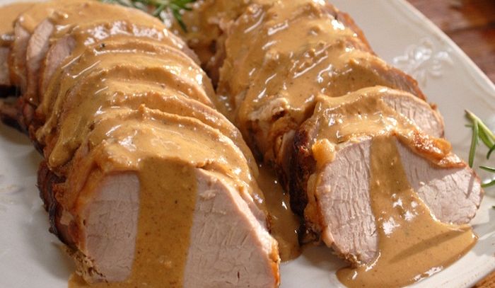 Arrosto di maiale al latte