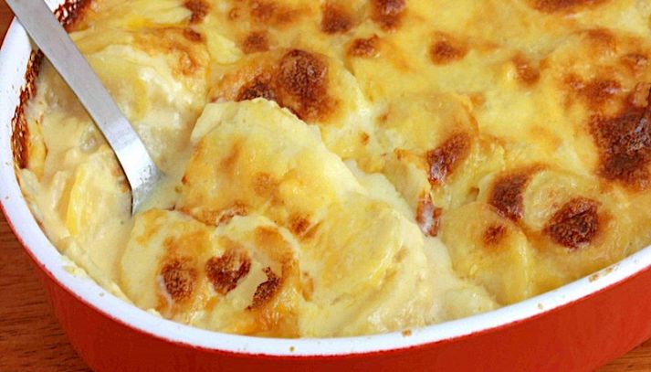 Patate al latte gratinate