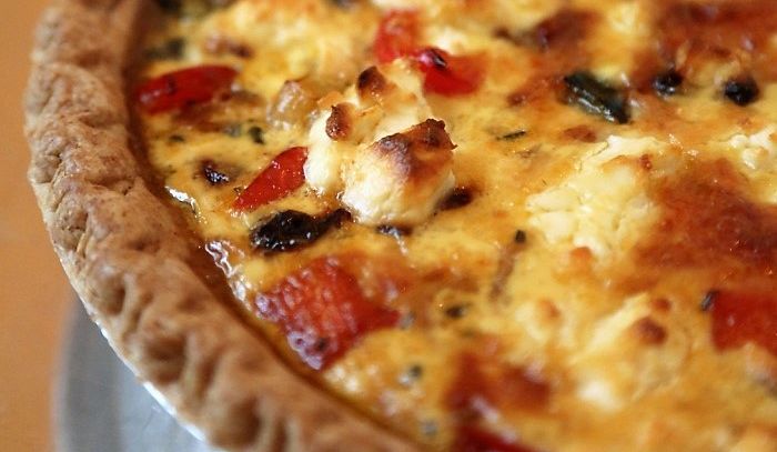 Torta di cipolle e peperoni