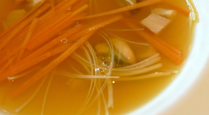 Consommè con julienne di verdure