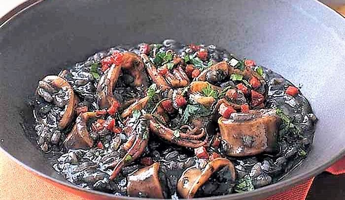 Risotto ai frutti di mare e di bosco