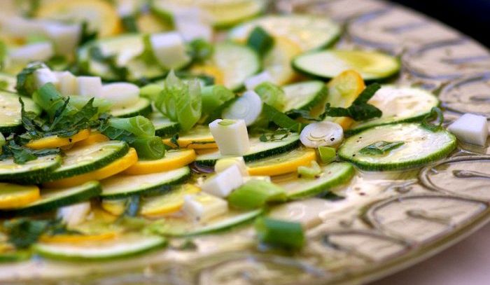 Carpaccio di zucchine