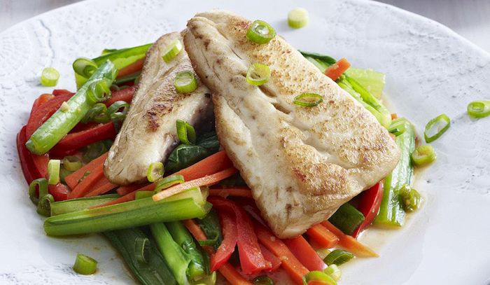 Filetti di nasello alle verdure