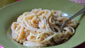 Tagliolini al ragù bianco di pesce
