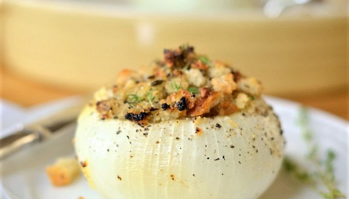Cipolle farcite al forno