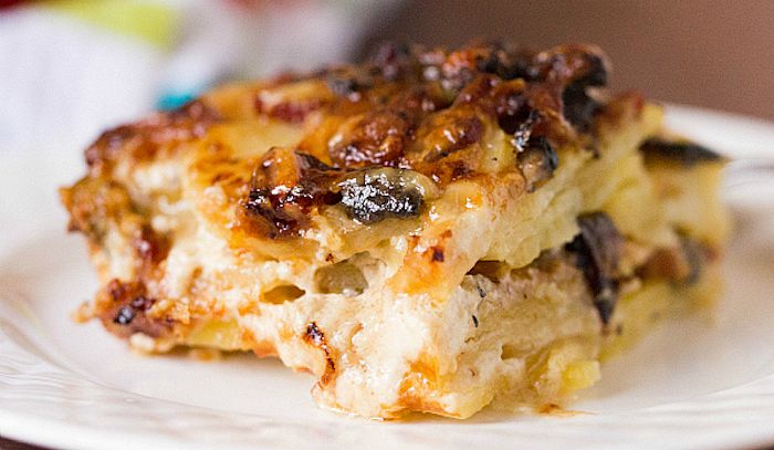 Patate E Funghi Al Forno A Strati