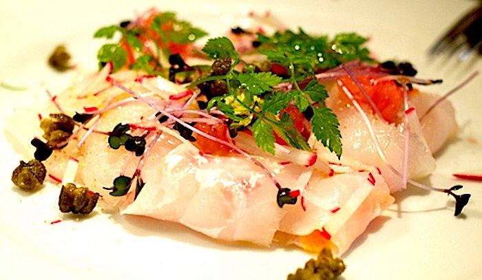 Carpaccio di pesce spada