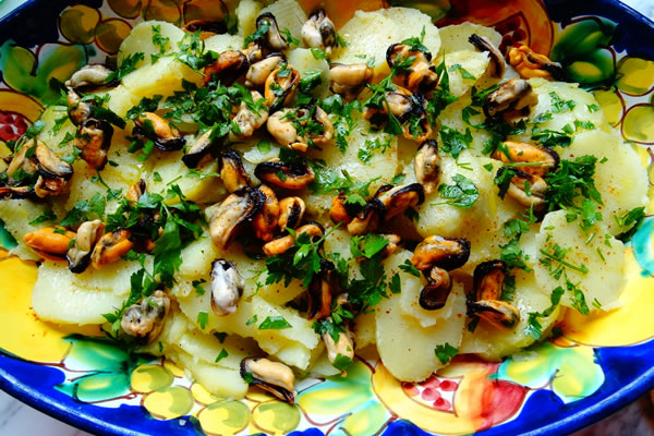 Insalata di patate e cozze