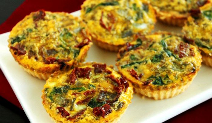 Mini quiche agli ortaggi
