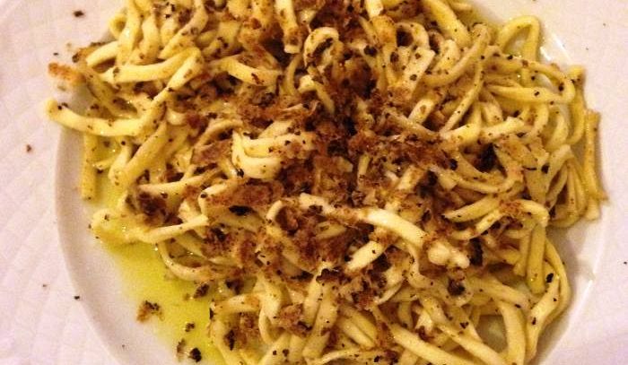 Strangozzi al tartufo nero di Norcia