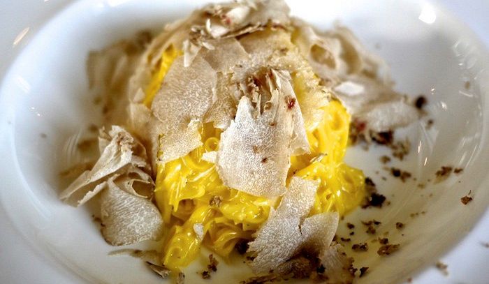 Tagliolini al tartufo bianco
