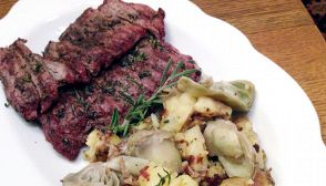 Bistecca con carciofi