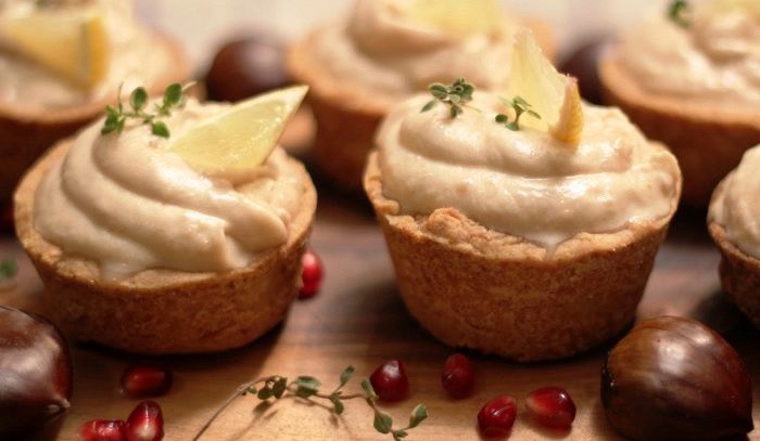 Tartellette con mousse al limone