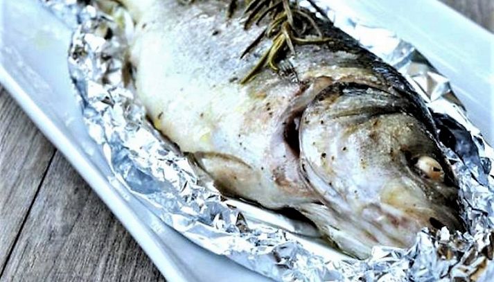 Branzino in cartoccio