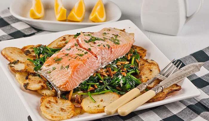Salmone al forno