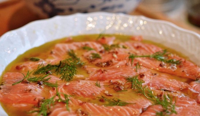 Carpaccio di salmone