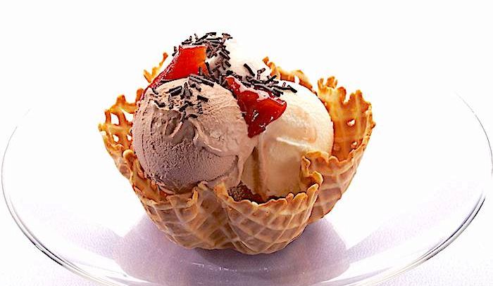 Coppa gelato arlecchino