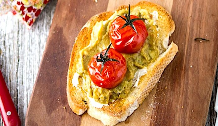 Crostini alle melanzane