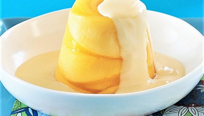 Gelatina di tè e mango