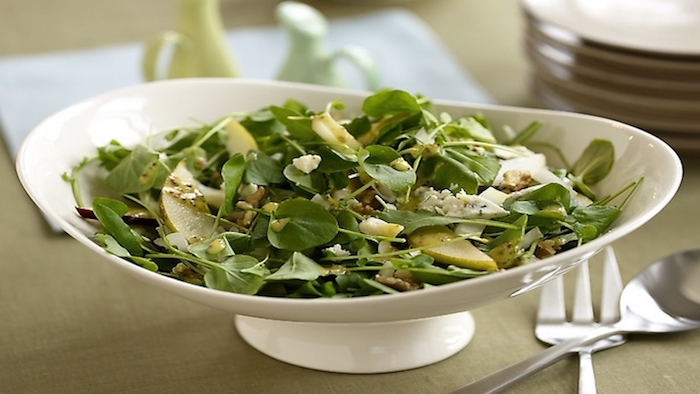 Insalata con rucola e pera