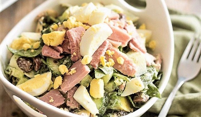 Insalata di tonno ed uova di quaglia