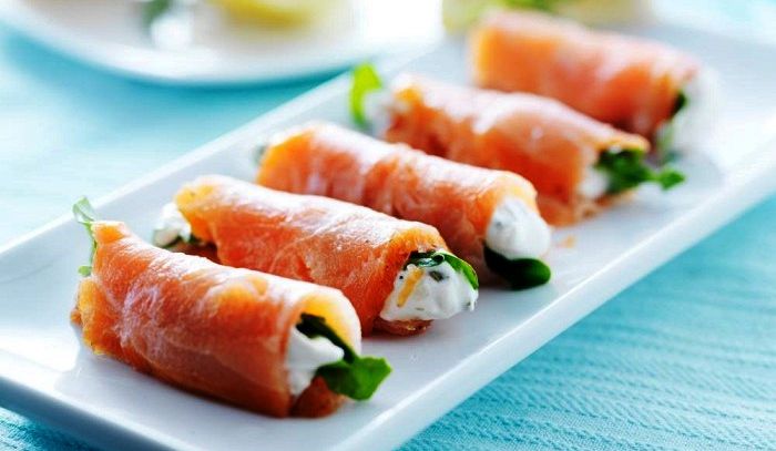 Involtini al salmone
