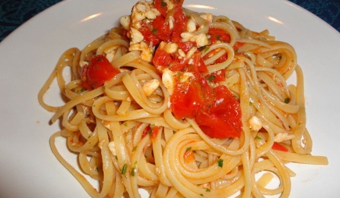 Linguine alla pescatrice