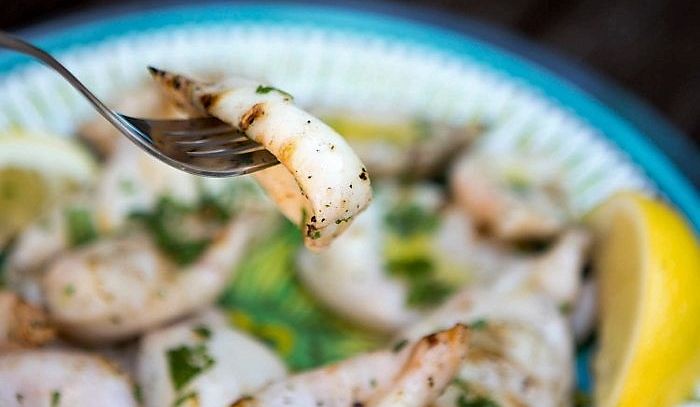 Umido di calamari in salsa verde