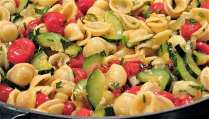 Conchiglie zucchine e menta