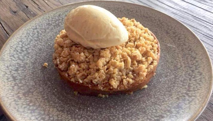 Budino di mele e amaretti