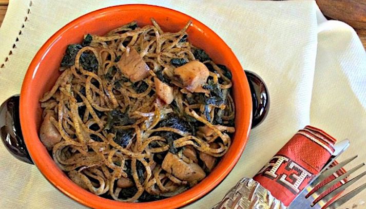 Tagliolini saraceni con funghi porcini